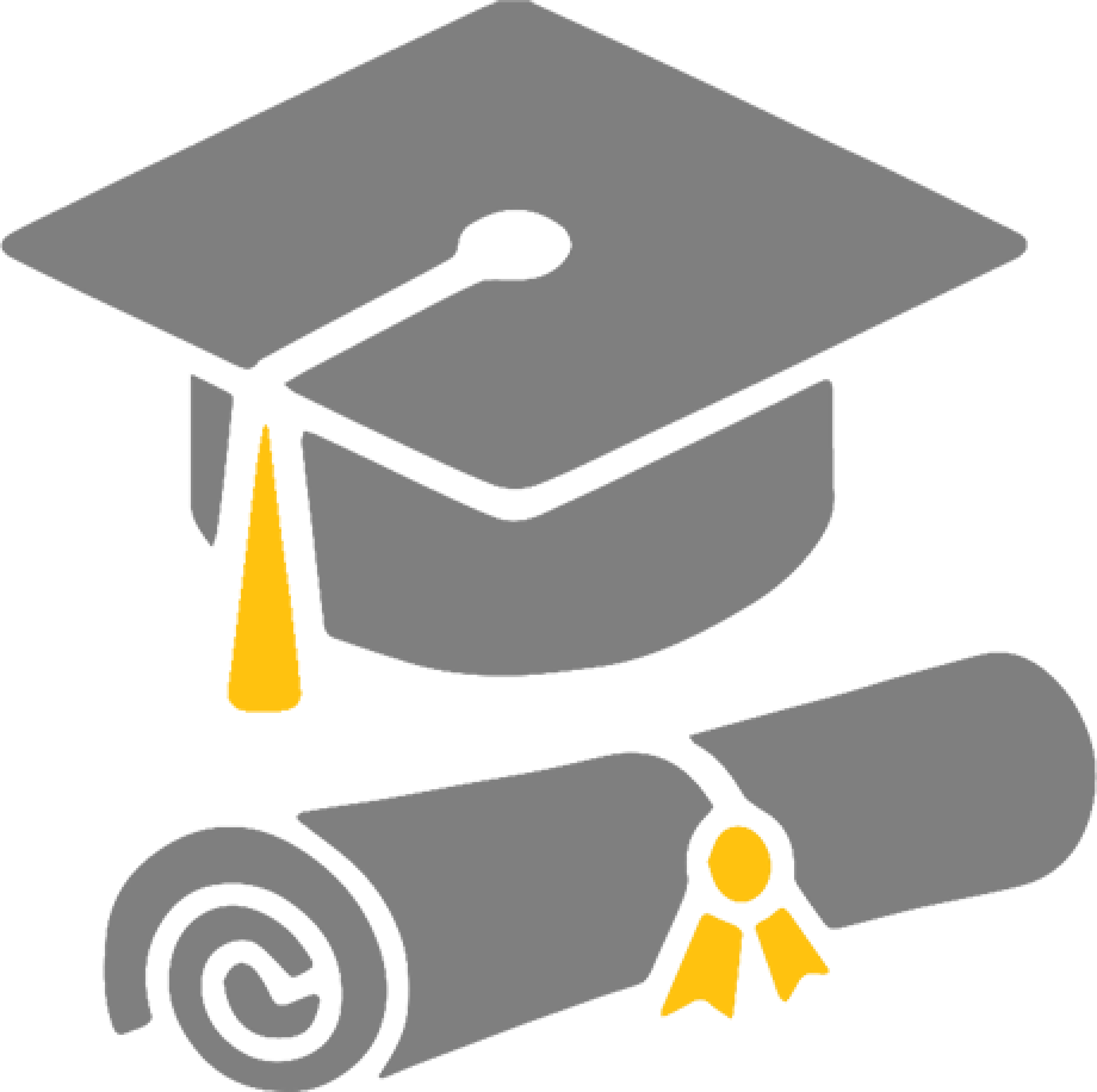 graduation hat and scroll icon