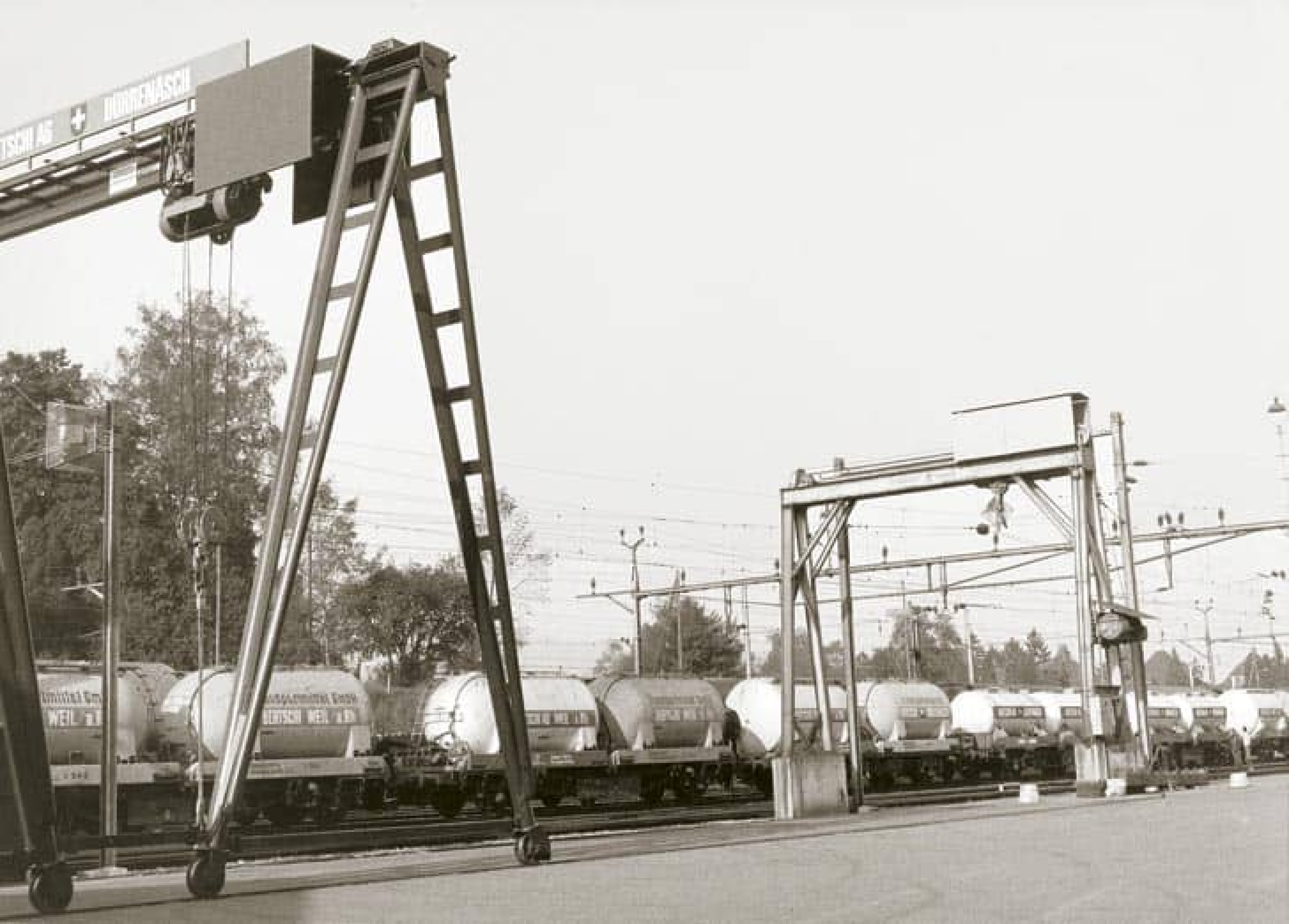 First intermodal transport in Wohlen