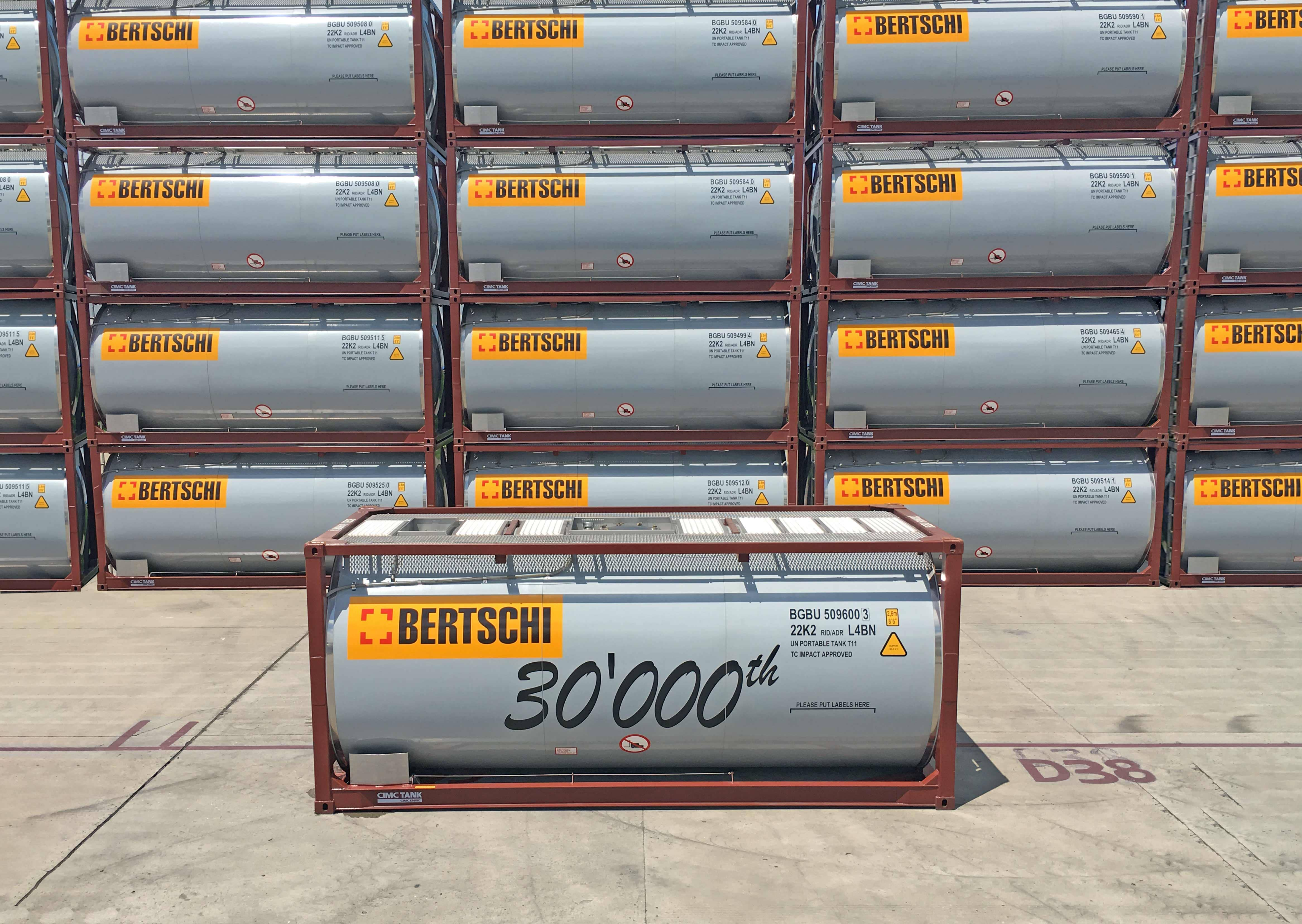 30000th Bertschi Container