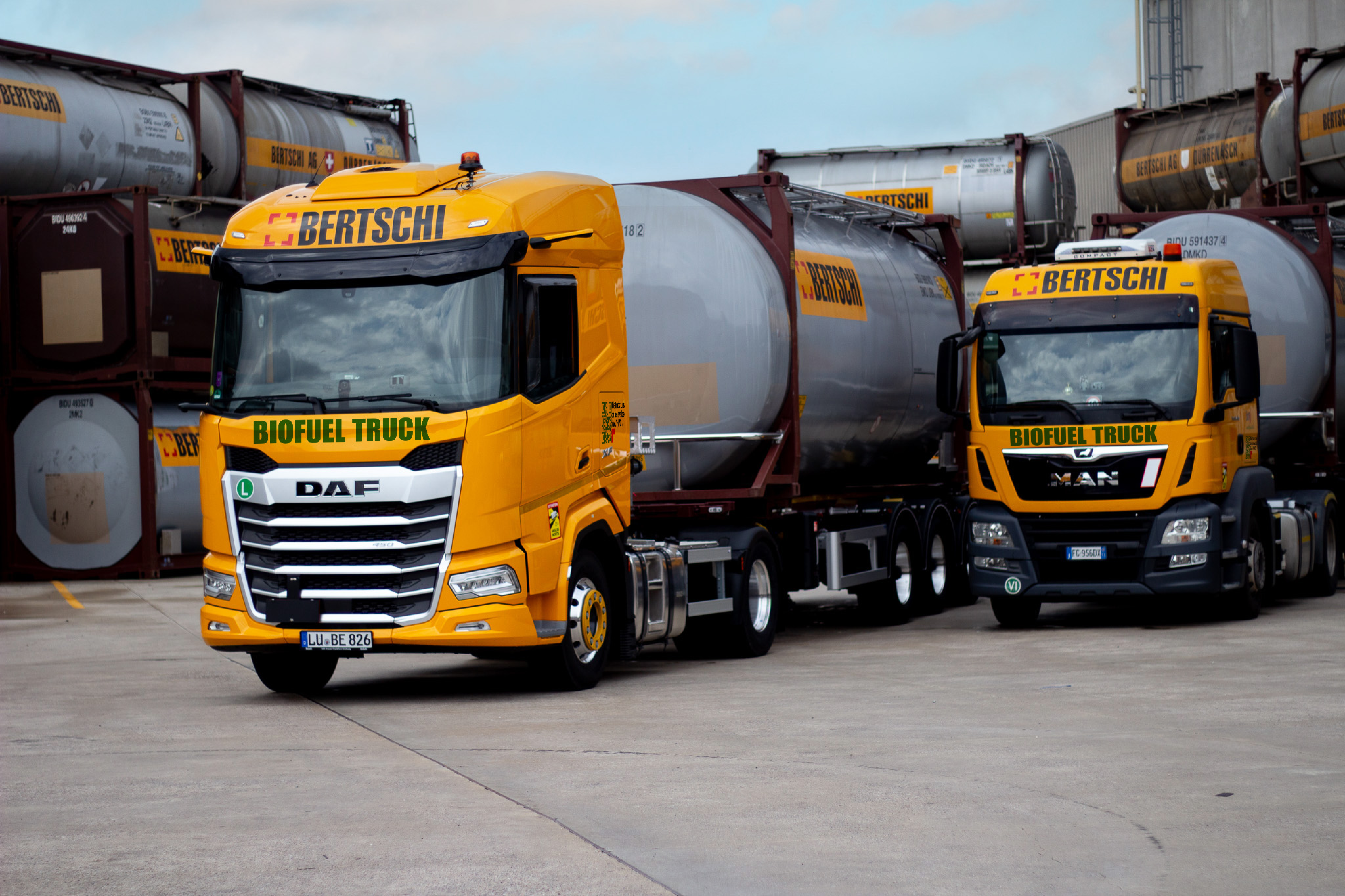 Biofuel Trucks to reduce CO2 emissions
