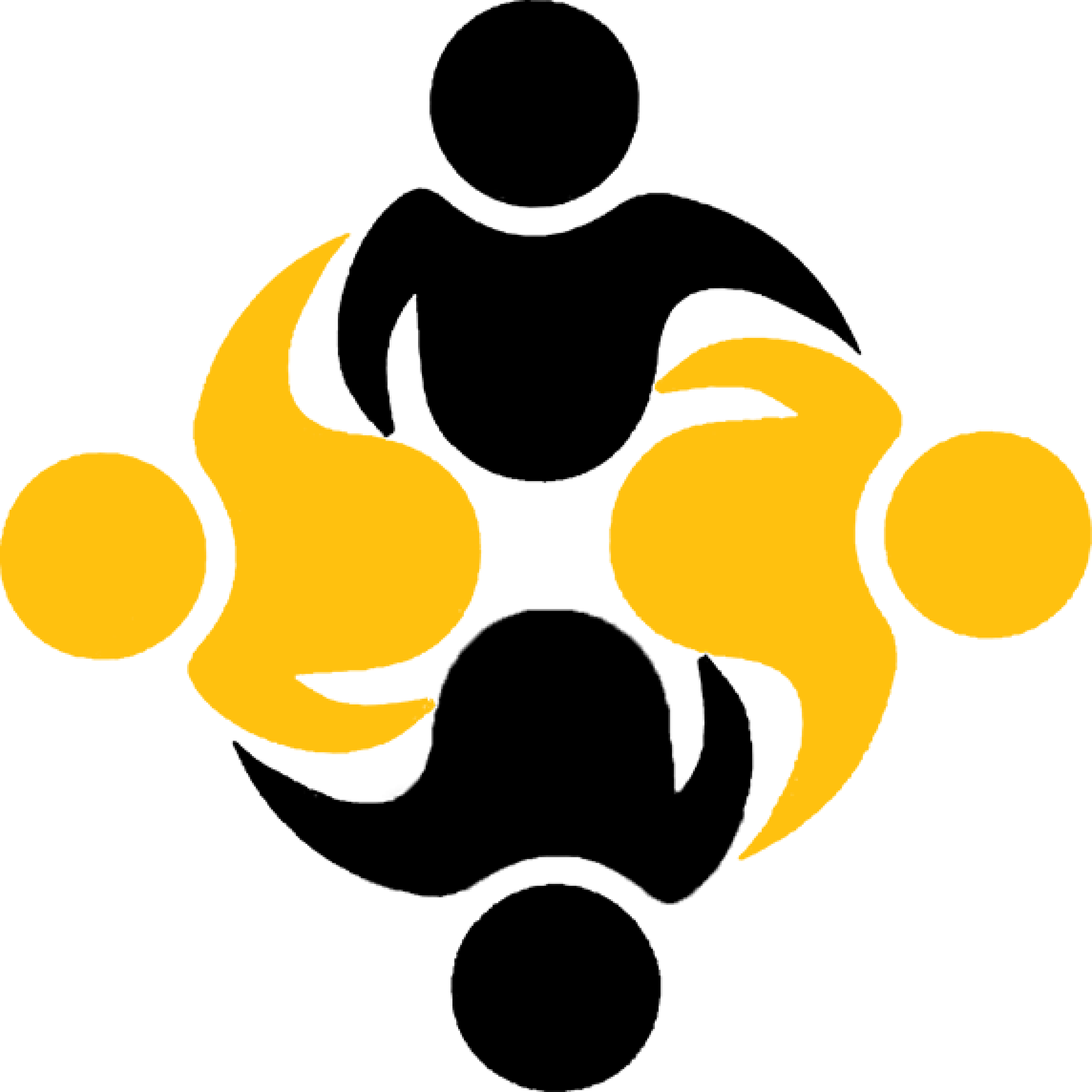 icon of 4 persons in a huddle