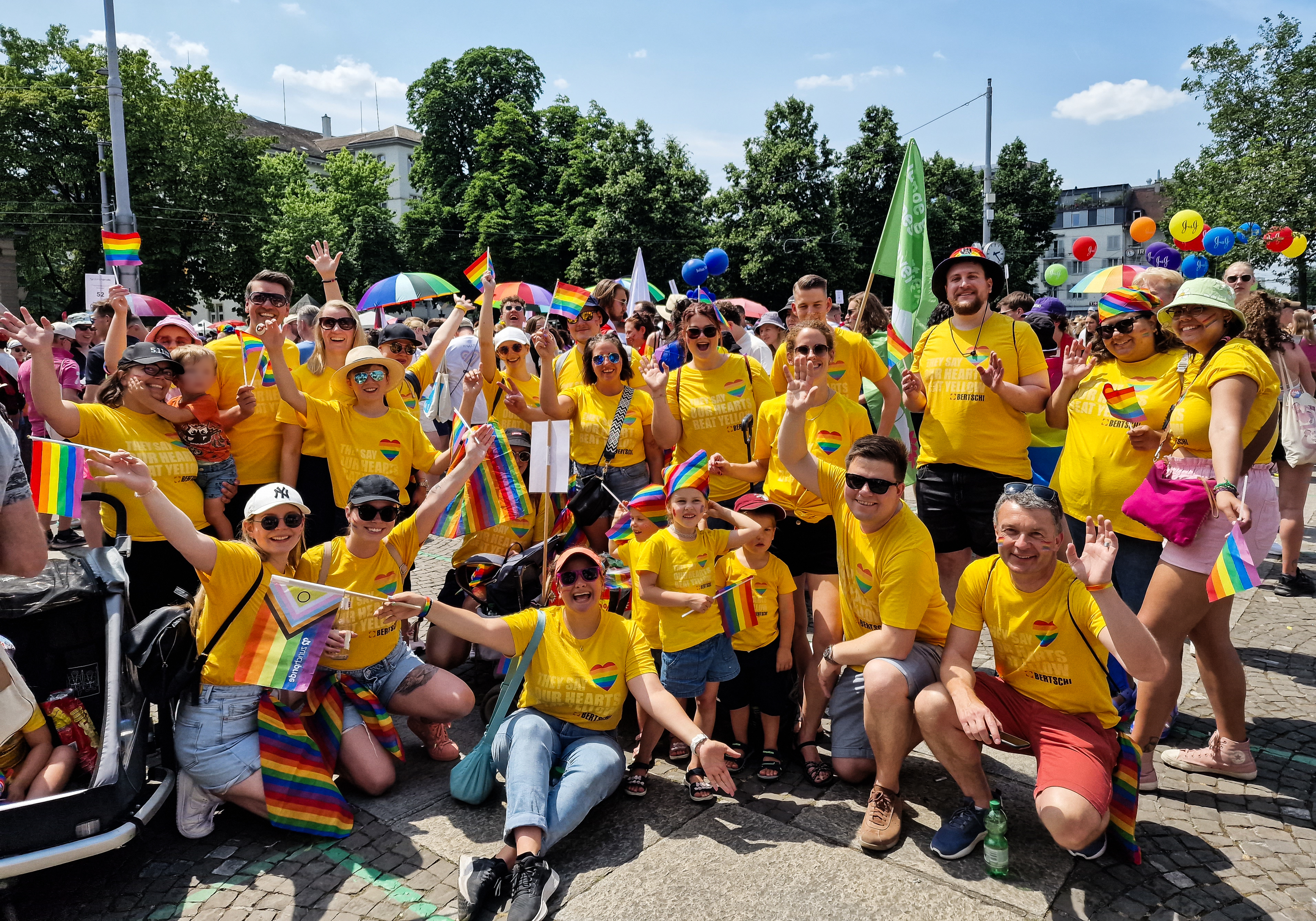 Bertschi at Zurich Pride