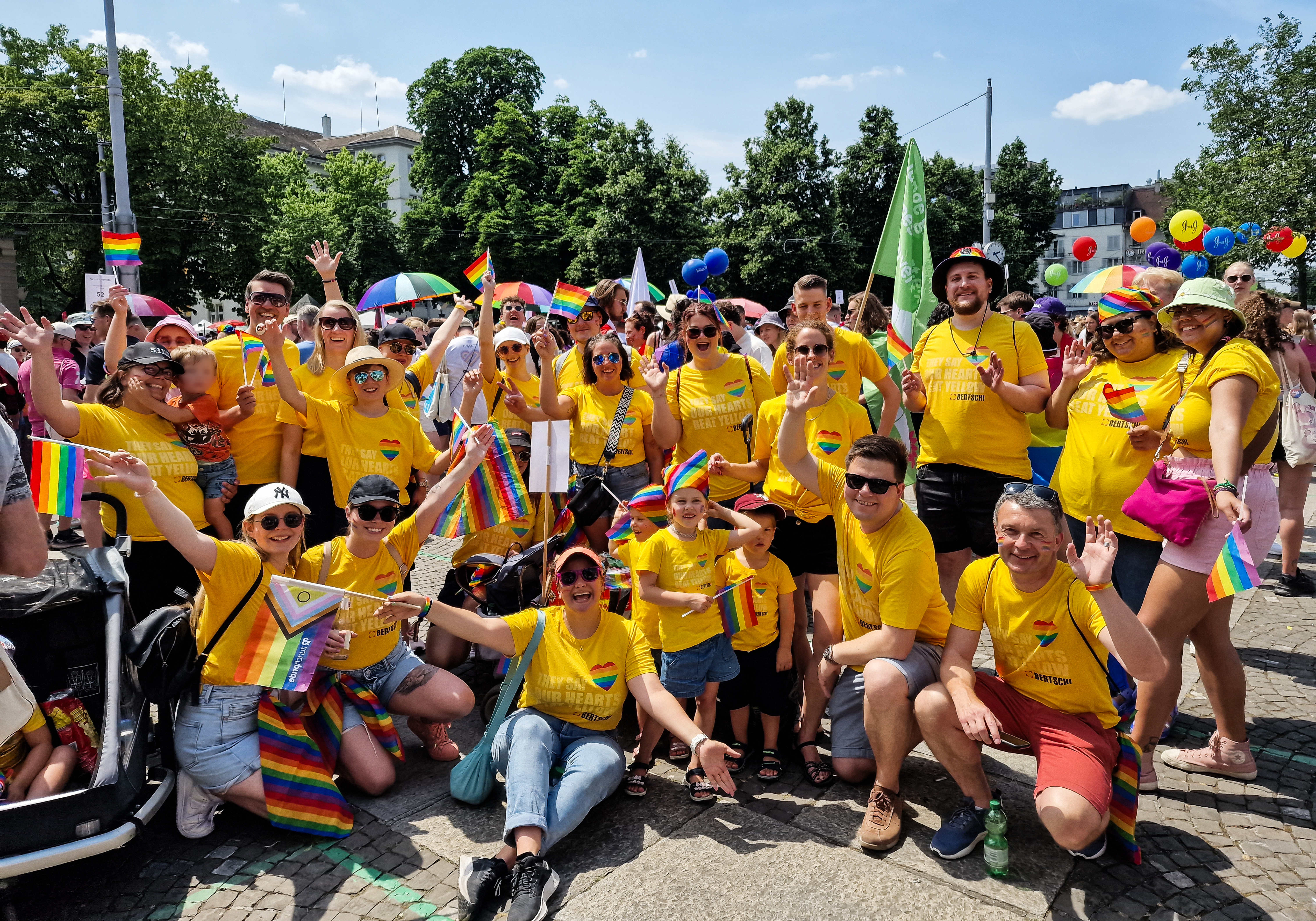 Bertschi at Zurich Pride 