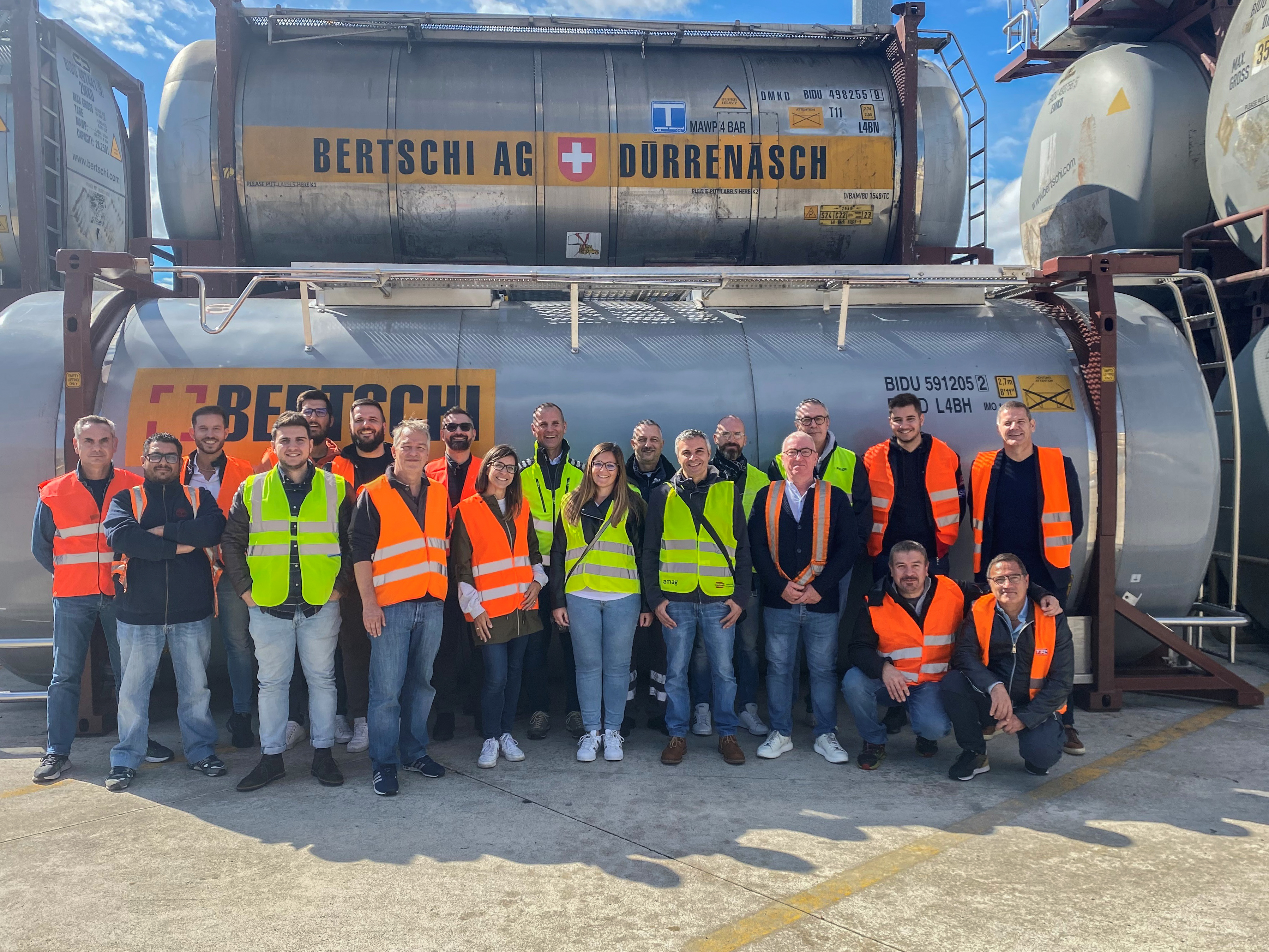 Bertschi Tank Container Technical Training in Busto Arsizio