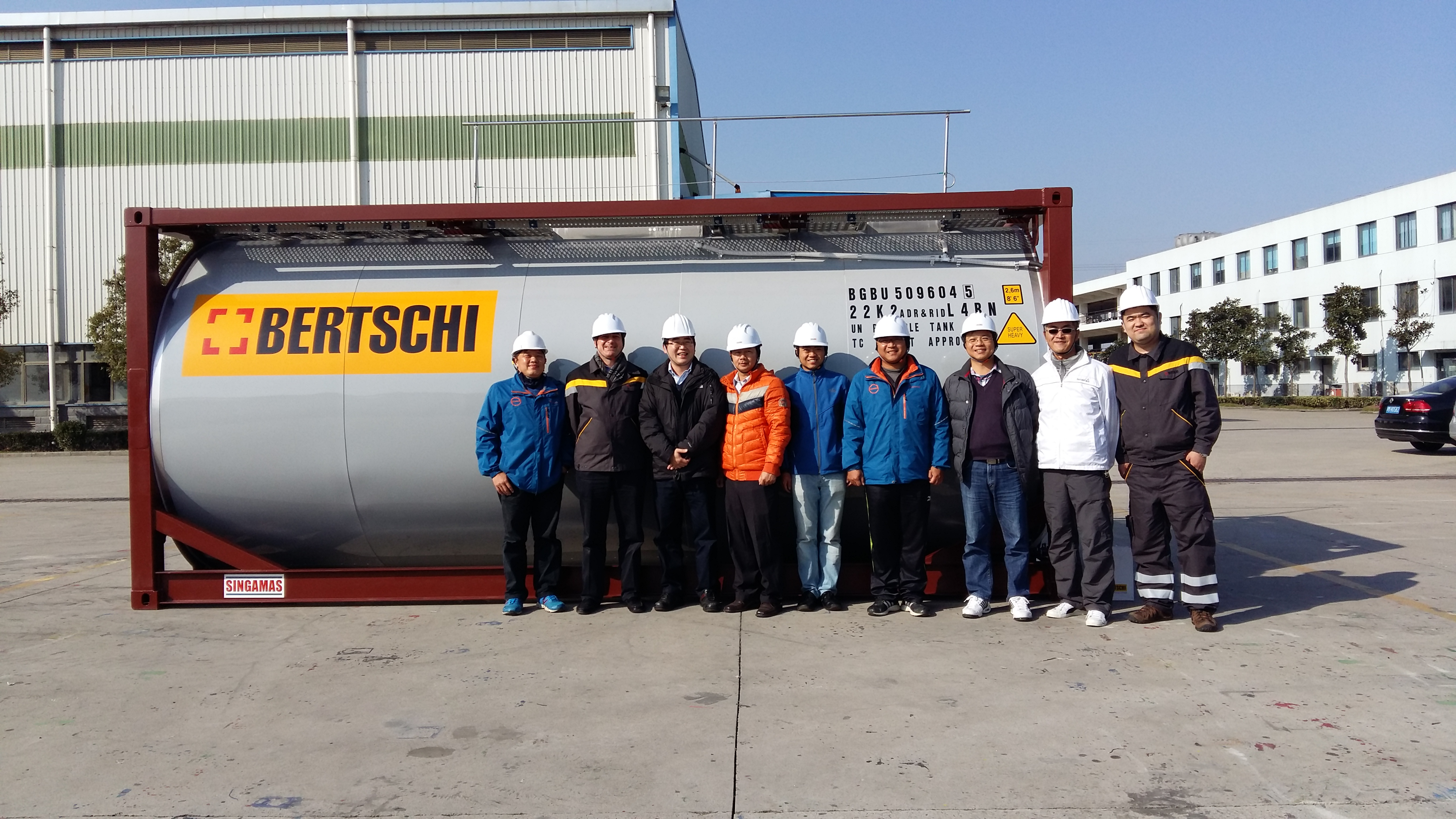 BASIC Tank Training session for new employees in Shanghai, China