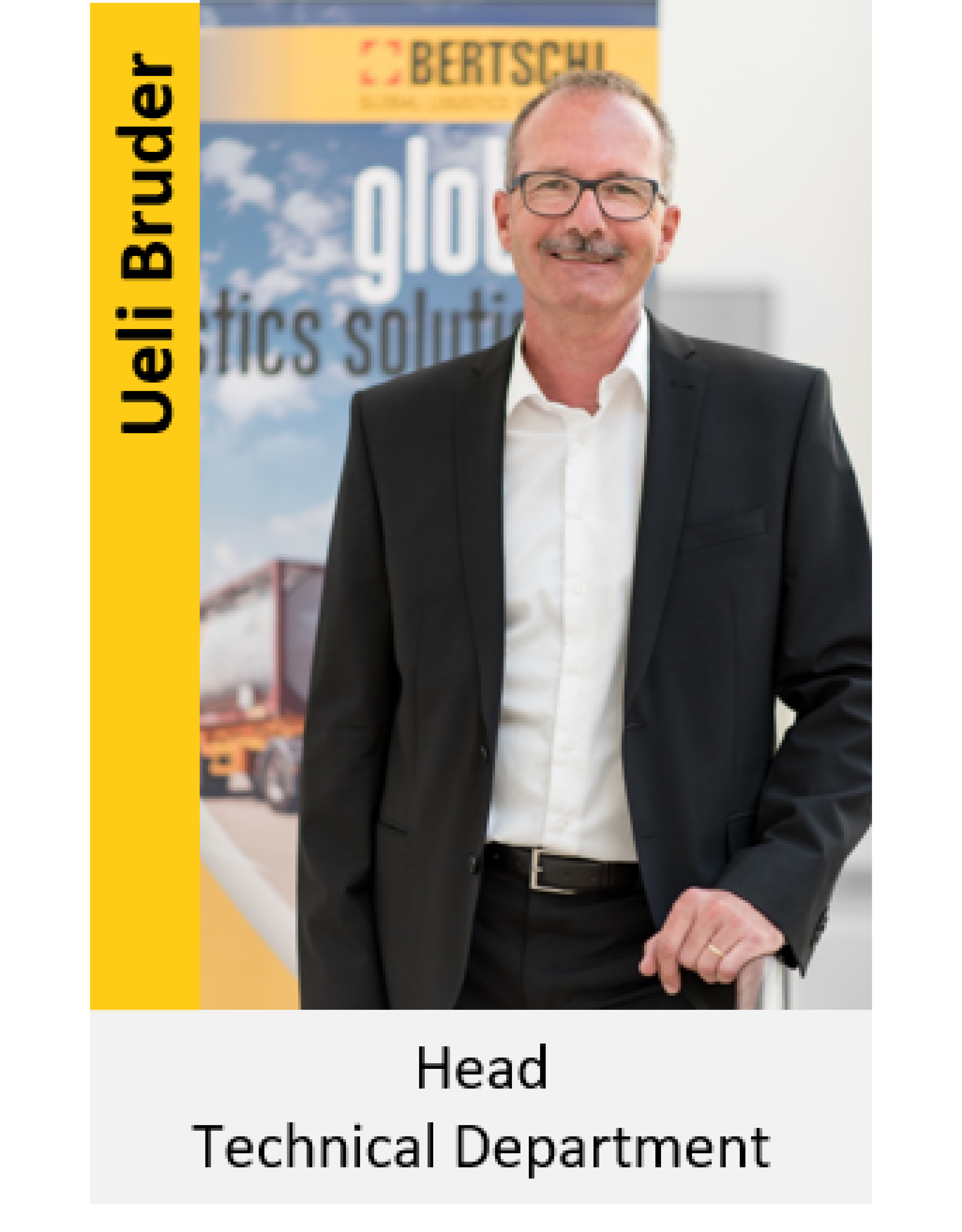 Portrait of Ueli Bruder Head Technical Department