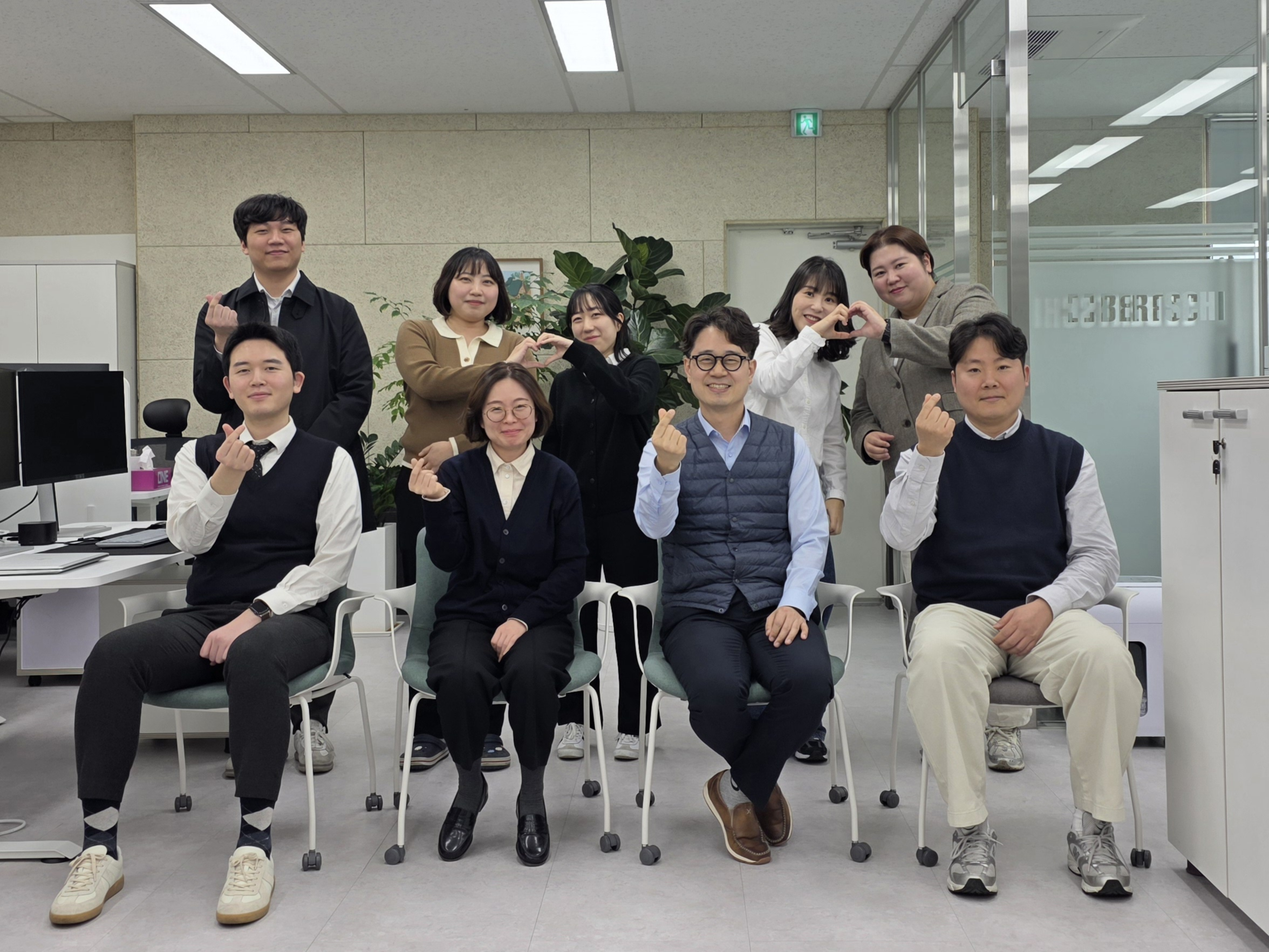 Bertschi korea team posing proudly