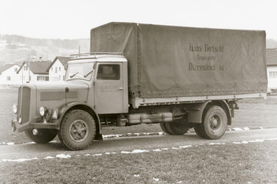 Einer der ersten Bertschi-Lastwagen