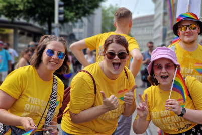Bertschi Employees at Zurich Pride 