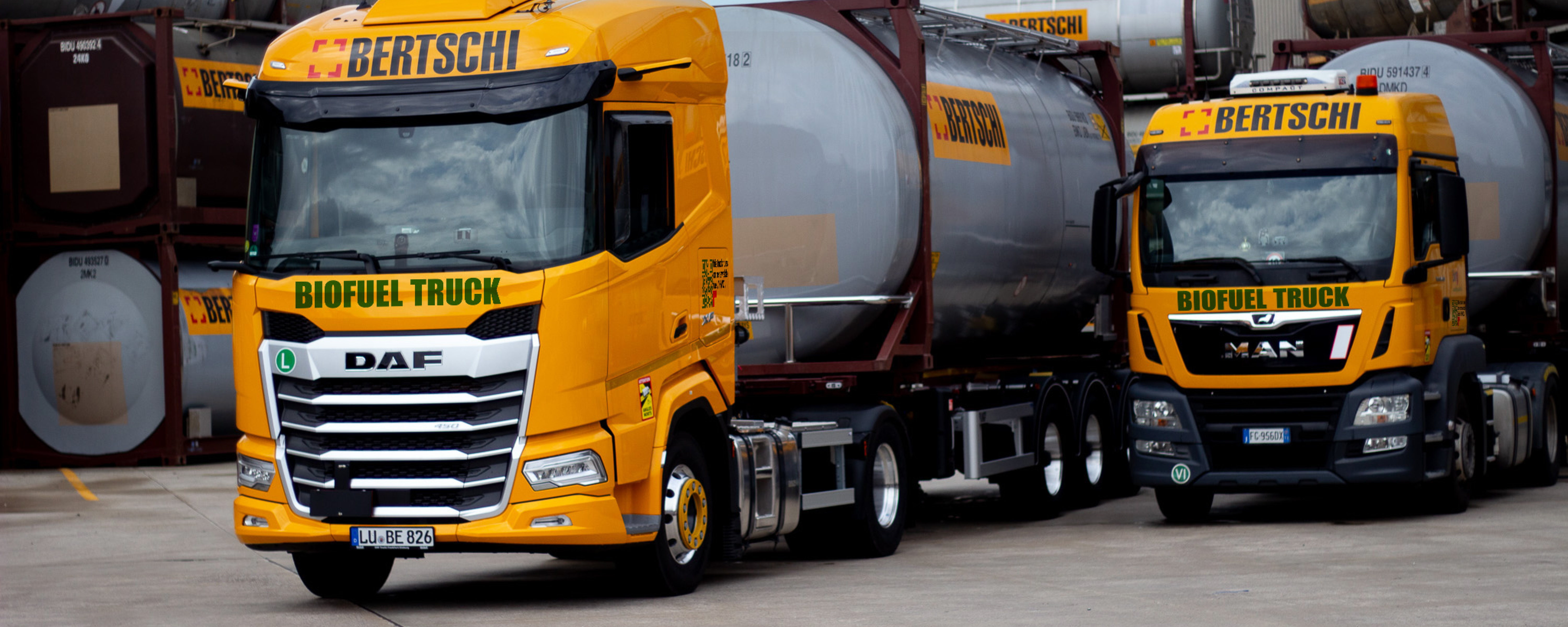 Biofuel Trucks to reduce CO2 emissions