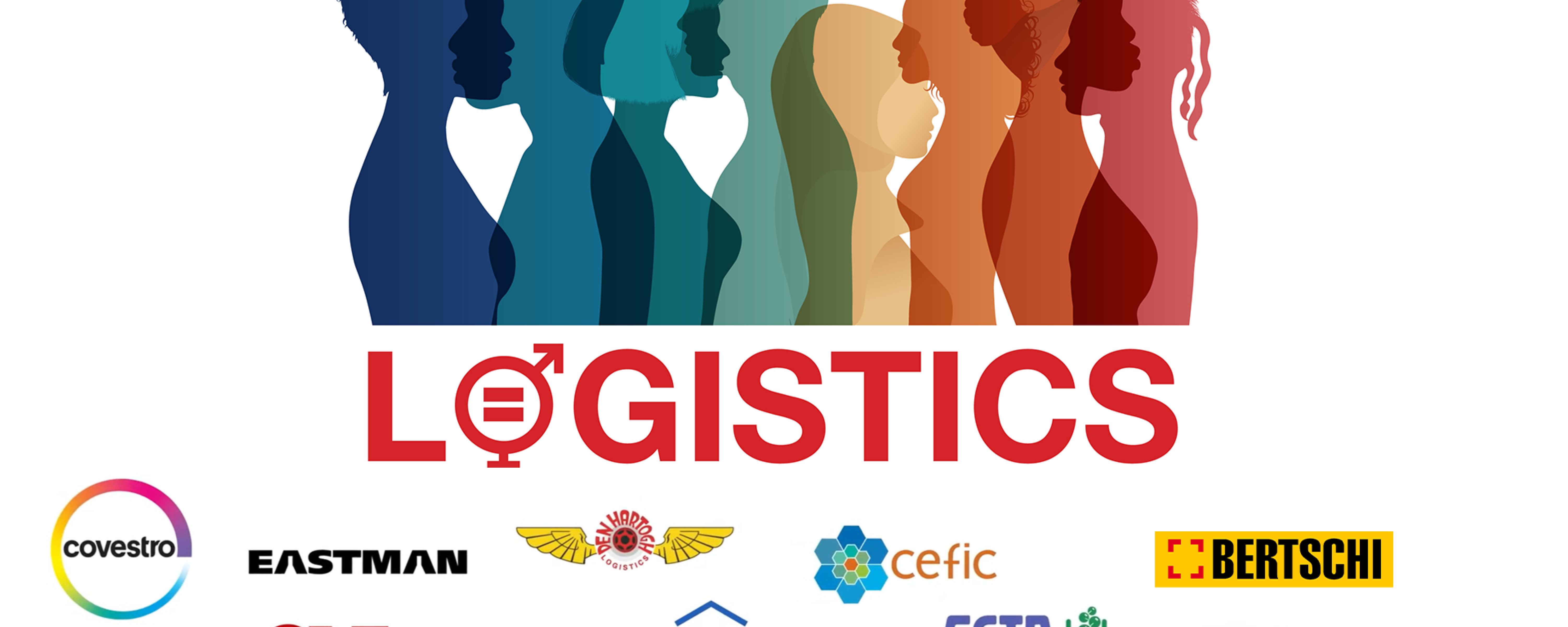 Women in Logistics Logo with partner logos below